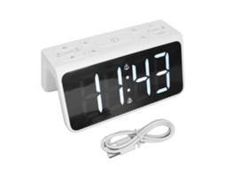 Relógio de Mesa LAXISCREED com Alarme e Alto falante Bluetooth