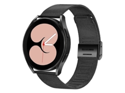 Pulseira De Malha Milanesa Para Samsung Galaxy Watch 7 44mm Preta
