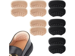 6 Pares Almofadas Calcanhar Autoadesivas Antiderrapantes, Prevenção Fricção, para Sapatos Largos ZYBLSSBB