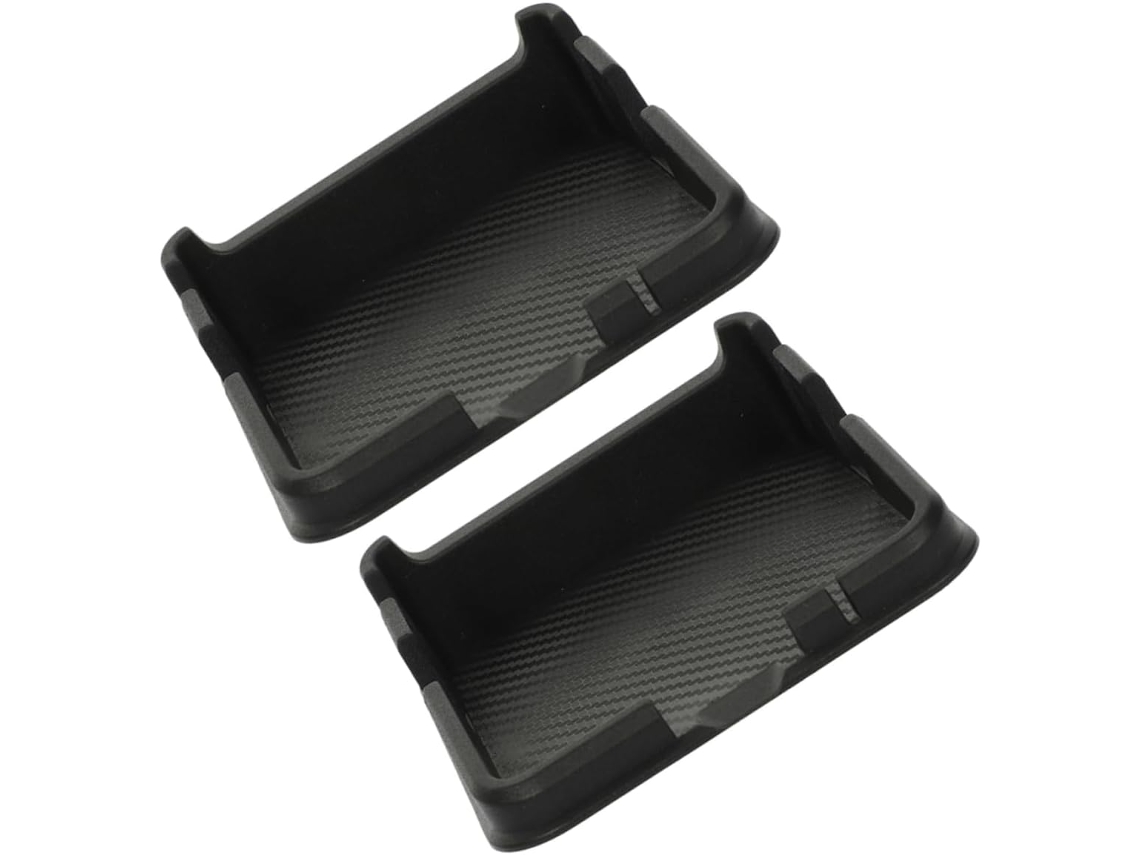 Tapete antiderrapante para painel de carro (2 peças) e suporte multifuncional para celular.