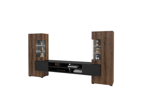 Móvel Tv Alfama Coby Castanho HOME STORY