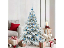 Vidaxl Árvore De Natal Artificial Com 150 Leds Branco 150 Cm Pe E Pvc
