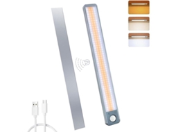 LUZ de armário Nova Line LED recarregável com sensor de movimento 3 modos 3 cores ajustável sem fio