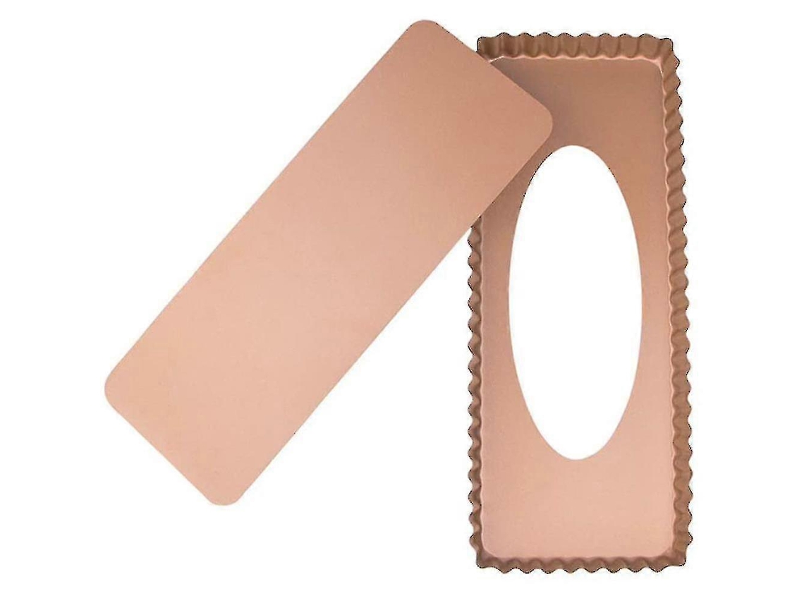 Forma De Tarte Com Base Removível 36x15 Cm, Assadeira Retangular Para Quiche Pxcl