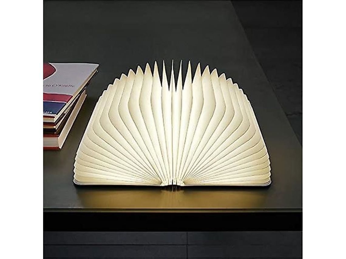 Nova Line lâmpada de Livro 250 Lumens 8h Amarelo Quente 21x17x2.5cm Usb Recarregável