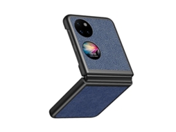 Capa De Celular À Prova De Choque Com Textura De Lichia Para Huawei P50 Pocket