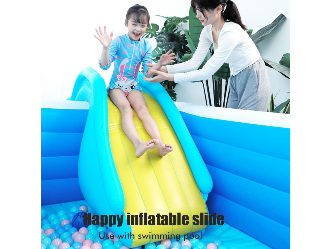 Primerox tobogã Inflável de Água para Piscina Brinquedo Infantil Portátil Indoor Outdoor Verão