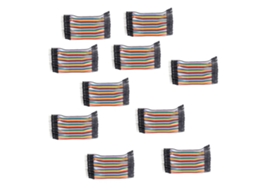 Laxiscreed Jumpers De Ligação Para Eletrónica E Computadores, 2.54mm, Pack Com 10 Unidades