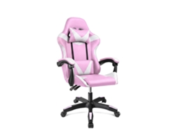Silla Gaming Reclinable Viper 108-118 Cm Rosa - Branco 55 X 128 X 49 Cm