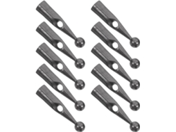 Inoomp 10 Peças de Terminais Metálicos para Guarda chuva, 3,2 Mm X 19,4 Mm, Peças de Reposição para Guarda sóis e CHABERLU
