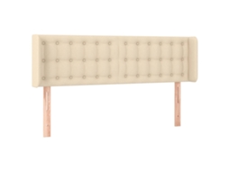 Headboard, Headboards Vidaxl Creme Tecido (147 X 16 X 78/88 Cm)