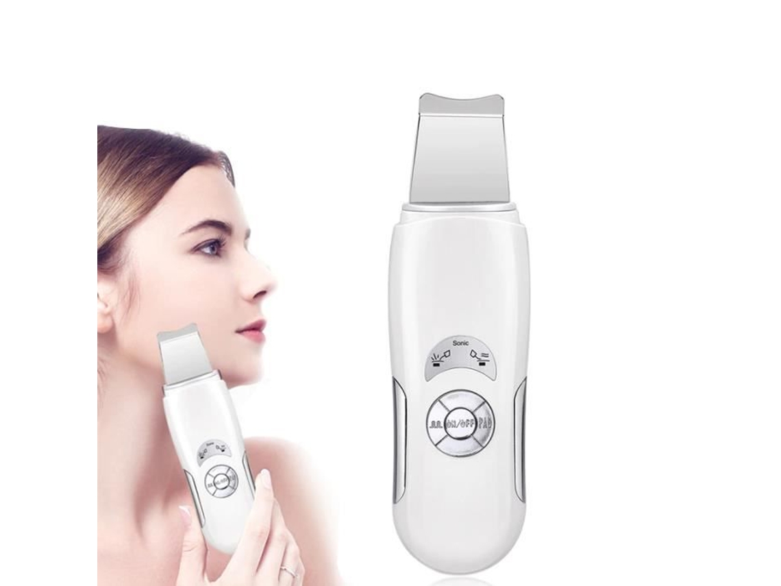Plug China/EUA Limpador de pele facial ultrassônico - Máquina massageadora facial de pele de ânion
