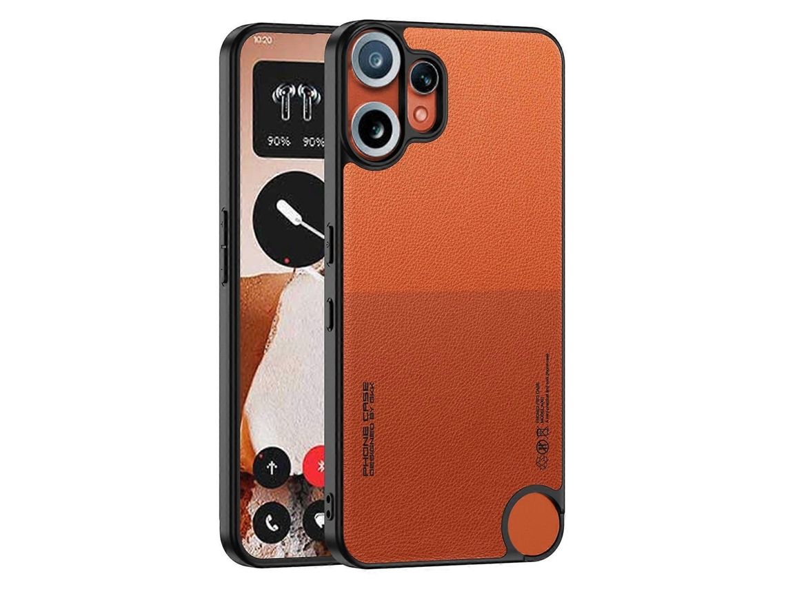 Capa Para Celular Gkk Skin Feel Em Couro Sintético, Modelo Cmf Phone 2 Pro, Sem Custo Adicional.
