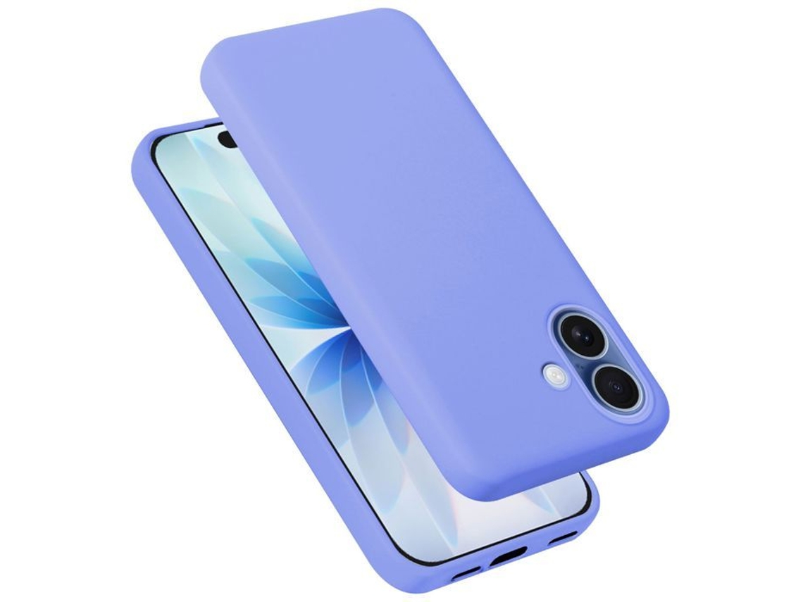 Capa Para Iphone 17 Com Absorção De Impacto Na Cor Liquid Light Purple