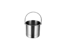 Balde De Gelo Isolado Em Aço Inoxidável De 1 Litro Com Parede Dupla E Alça, Ideal Para Bares De Coquetéis E Festas.
