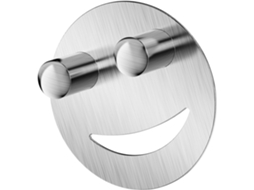 Suporte Para Esponja Em Aço Inoxidável Com Carinha Sorridente, Organizador De Banheiro De Fácil Instalação,