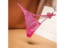 2026 braguitas Sexy de Encaje Con Bordado Transparente para Mujer Tanga de Malla Y Algodón Bajo Talle Talla Única