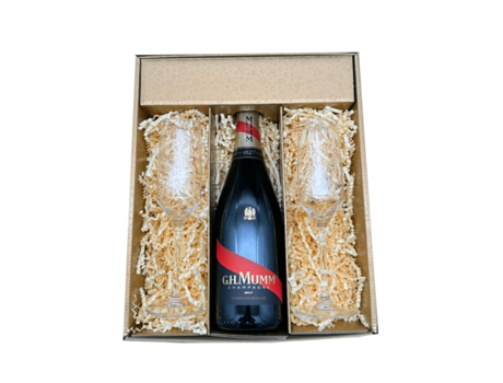 Gold Box: MUMM – Brut And 2 “Square” Flutes 1X75Cl