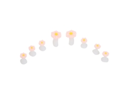 8 Peças Separador De Dedos De Silicone Flor Para Pedicure E Artesanato De Unhas 10