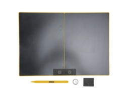Lurelia, Tablet Lcd, 15 Polegadas, Amarelo, Colorido, Caneta, Infantil, Proteção Ocular, Trava, Sensível Pressão