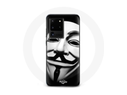 Capa para Samsung Galaxy S20 Ultra nós somos uma legião de máscara anônima