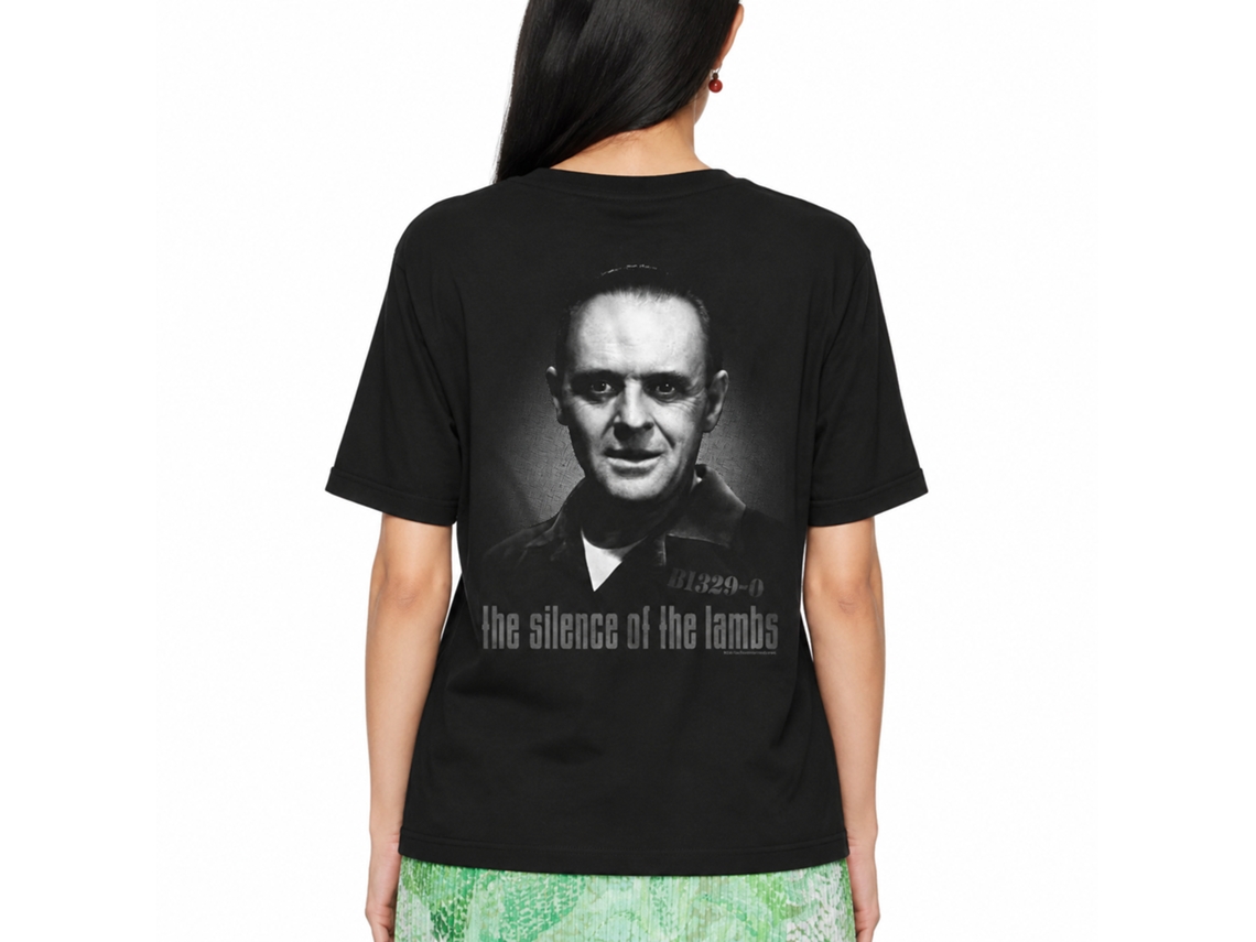 Rockinstone Silence Of The Lambs Movie Big Spooks Black Adult T-shirt Size:l