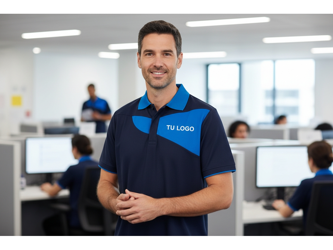 Polo De Manga Curta Pw2 – Construção Premium Para Conforto Azul Marinho / Gg
