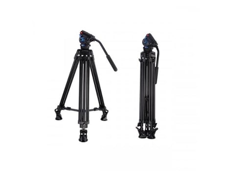 Tripé LEOFOTO VT-20+LF-75 (Vídeo - Altura Máxima: 182 cm - Alumínio)