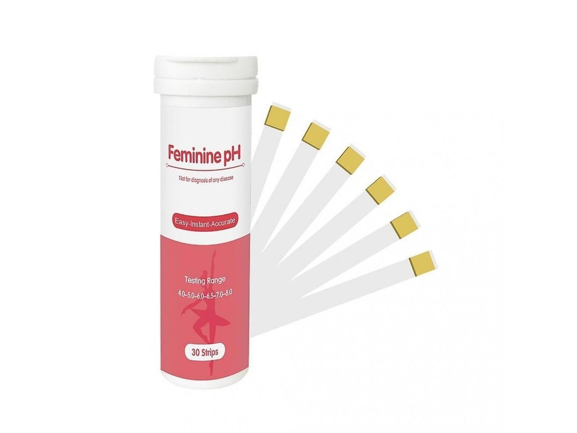 Tiras de teste de pH vaginal para cuidados íntimos femininos diários, detectam infecções ginecológicas, precisas e fáceis de usar em casa.