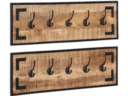 Coat Rack, Coat Racks Vidaxl Marrom Madeira
