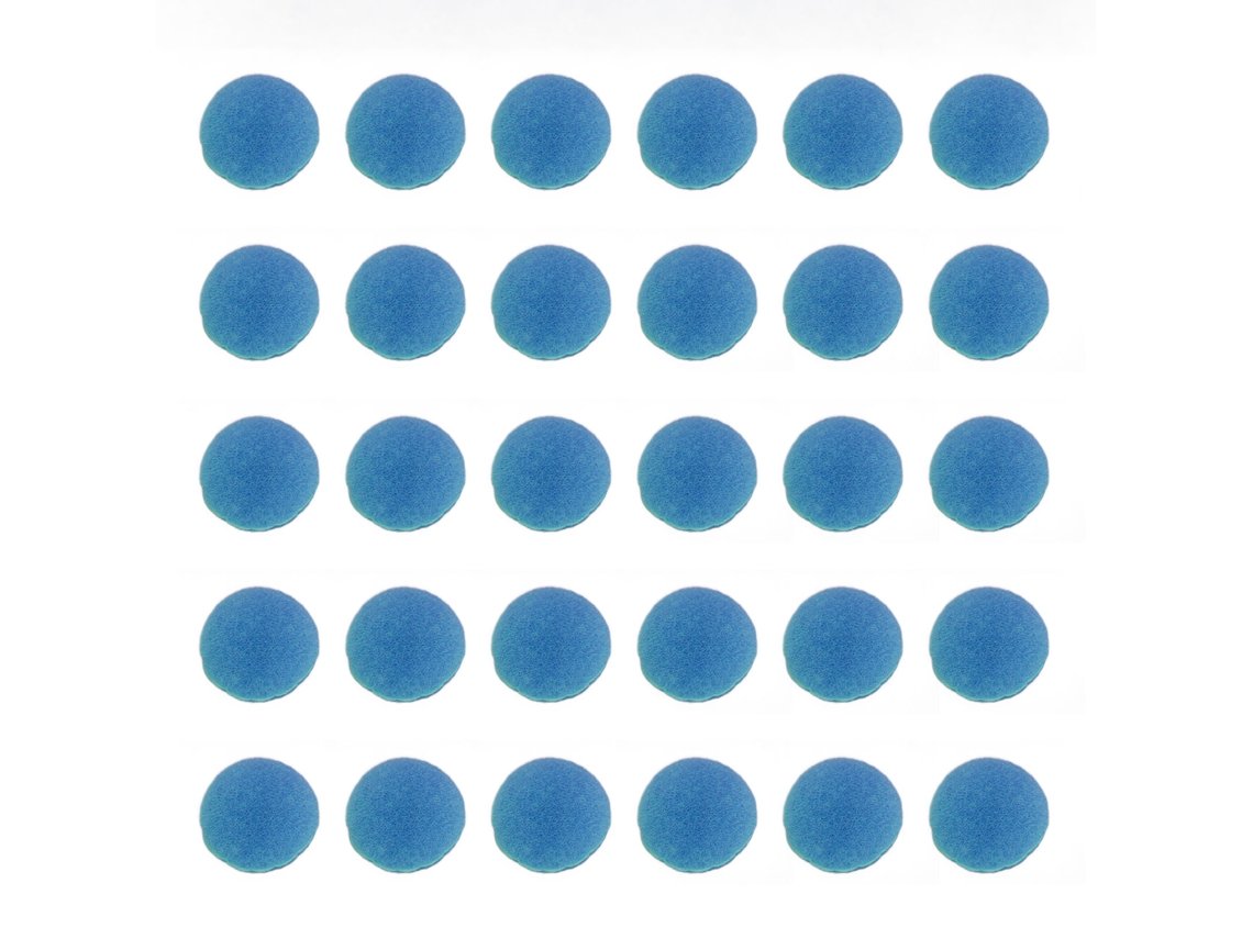 30pcs Capas Espuma Azul 15mm LAXISCREED
