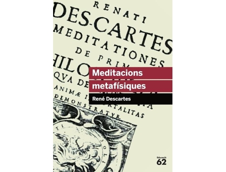 Livro Meditacions Metafísiques de René Descartes