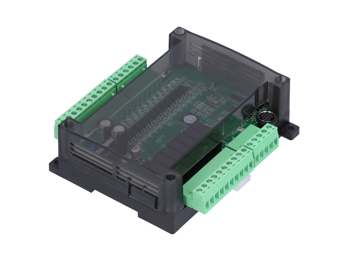 Placa De Controle Industrial Plc Com Shell Controlador Programável Fx2n Ms2n‑20mr‑2u