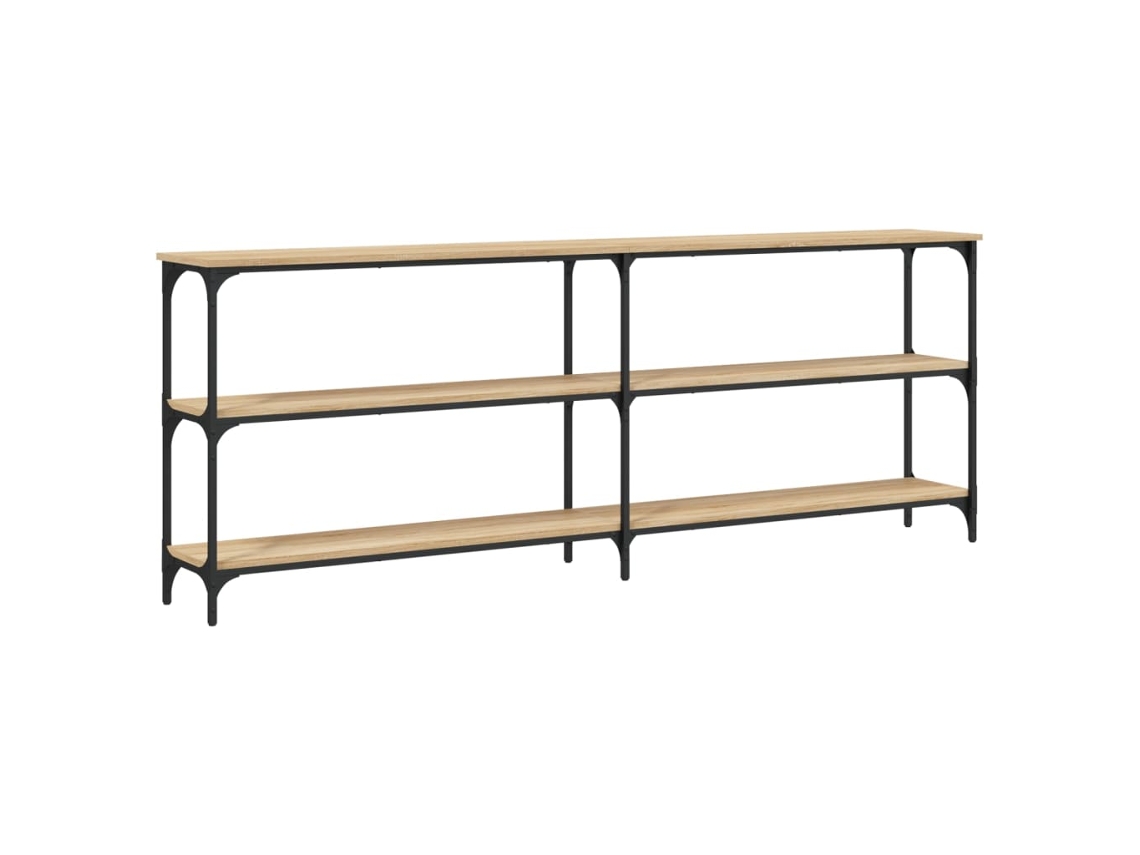 Console Table, Console Tables Vidaxl Marrom Madeira Processada (n/a)
