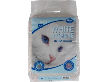 Areia para Gatos  White Hygiene Ultra 12 Lt/10,2 Kg