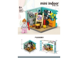 Blocos de Montar para Montar Cenário de Rua Brinquedo Educativo Infantil Faça Você Mesmo NDUG (171 Peças)
