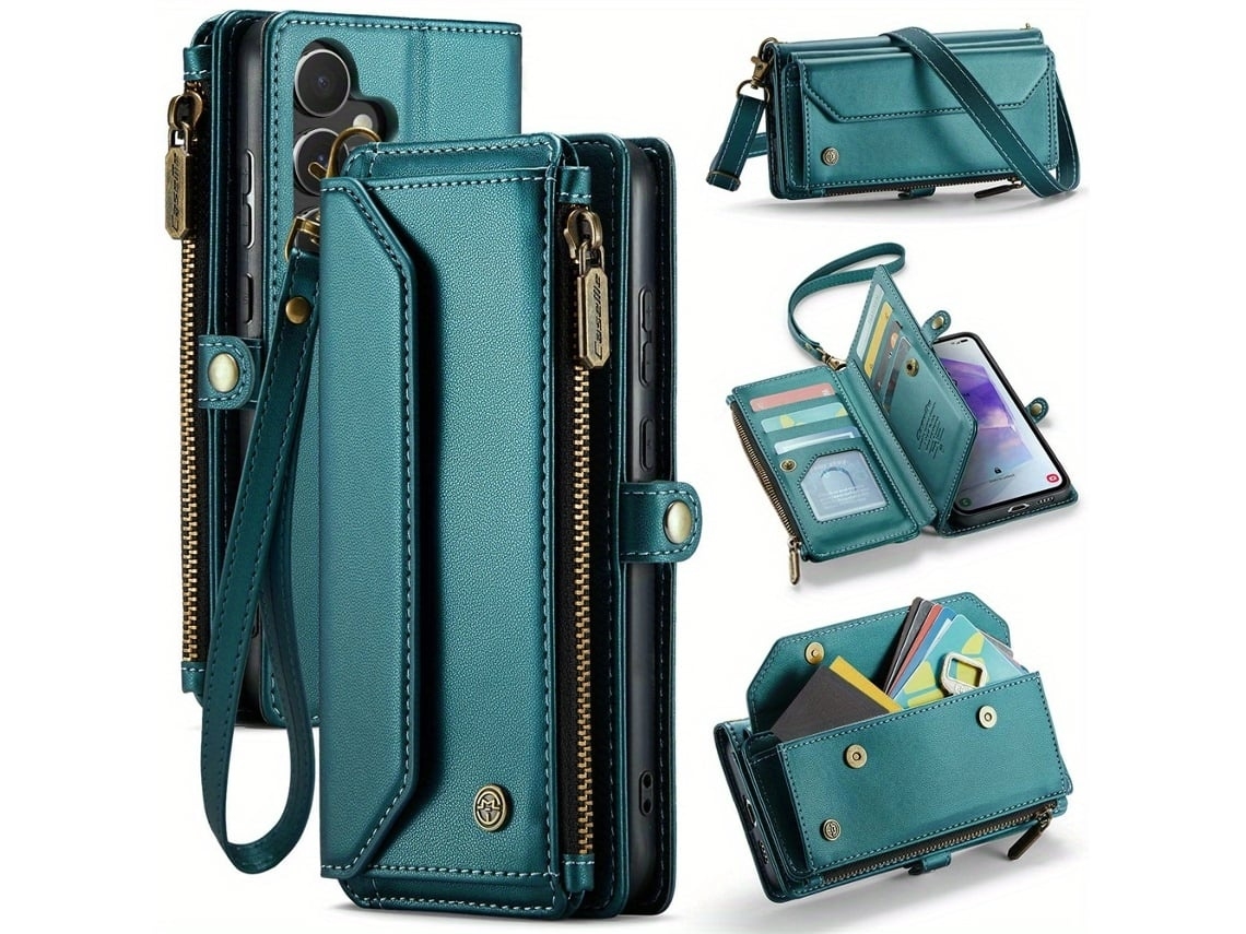 Lurelia Capa Para Samsung A71 Flip Verde, Com Design Funcional, Proteção E Utilização Prática
