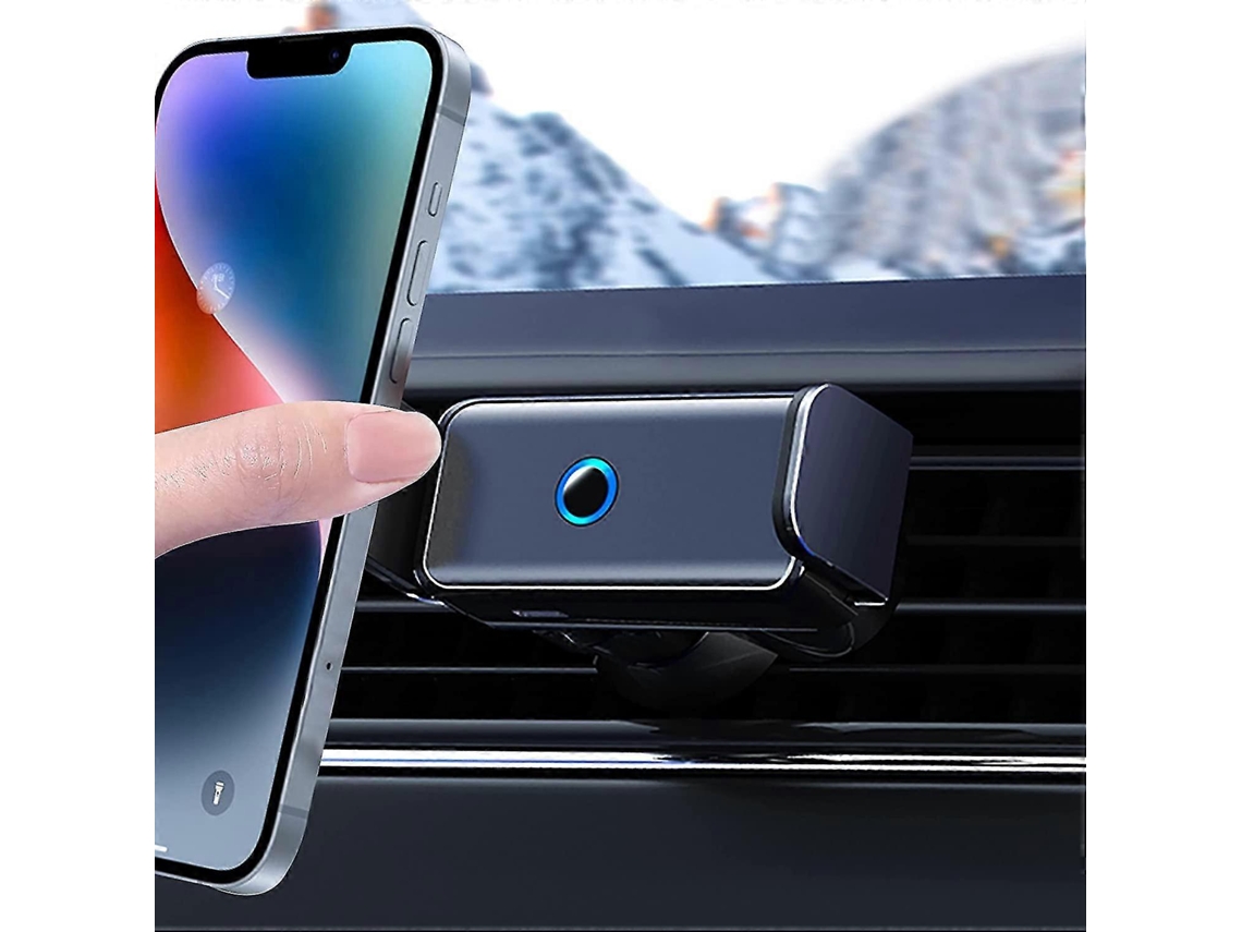 Suporte Automático Para Celular Veicular Com Fixação Inteligente - Painel Elétrico Em Liga Resistente (cjy)