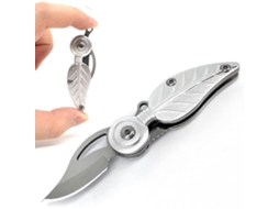 Chaveiro portátil Bj-cutter Mini em aço inoxidável para homens e mulheres, compacto e dobrável, ideal para sobrevivência.