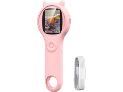 Microscópio De Bolso, Tela De 5 Cm, Ampliação De 500x- Digital Com Visor Ergonômico Educativo Para