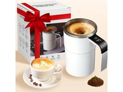 Copa de Café com Agitador Automático e Indicador de Temperatura, Recarregável USB, Aço Inoxidável 304 STELASPLEN