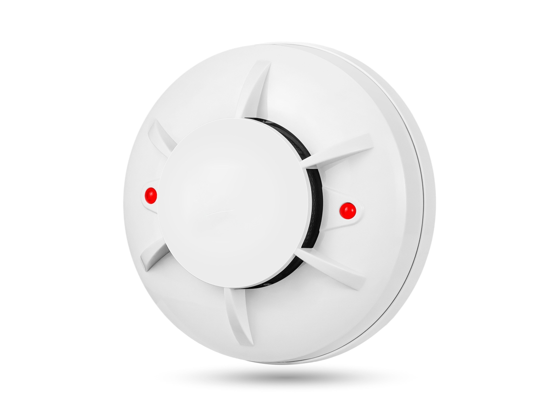 Detector de fumaça de quatro quintos, sensor de alarme de incêndio