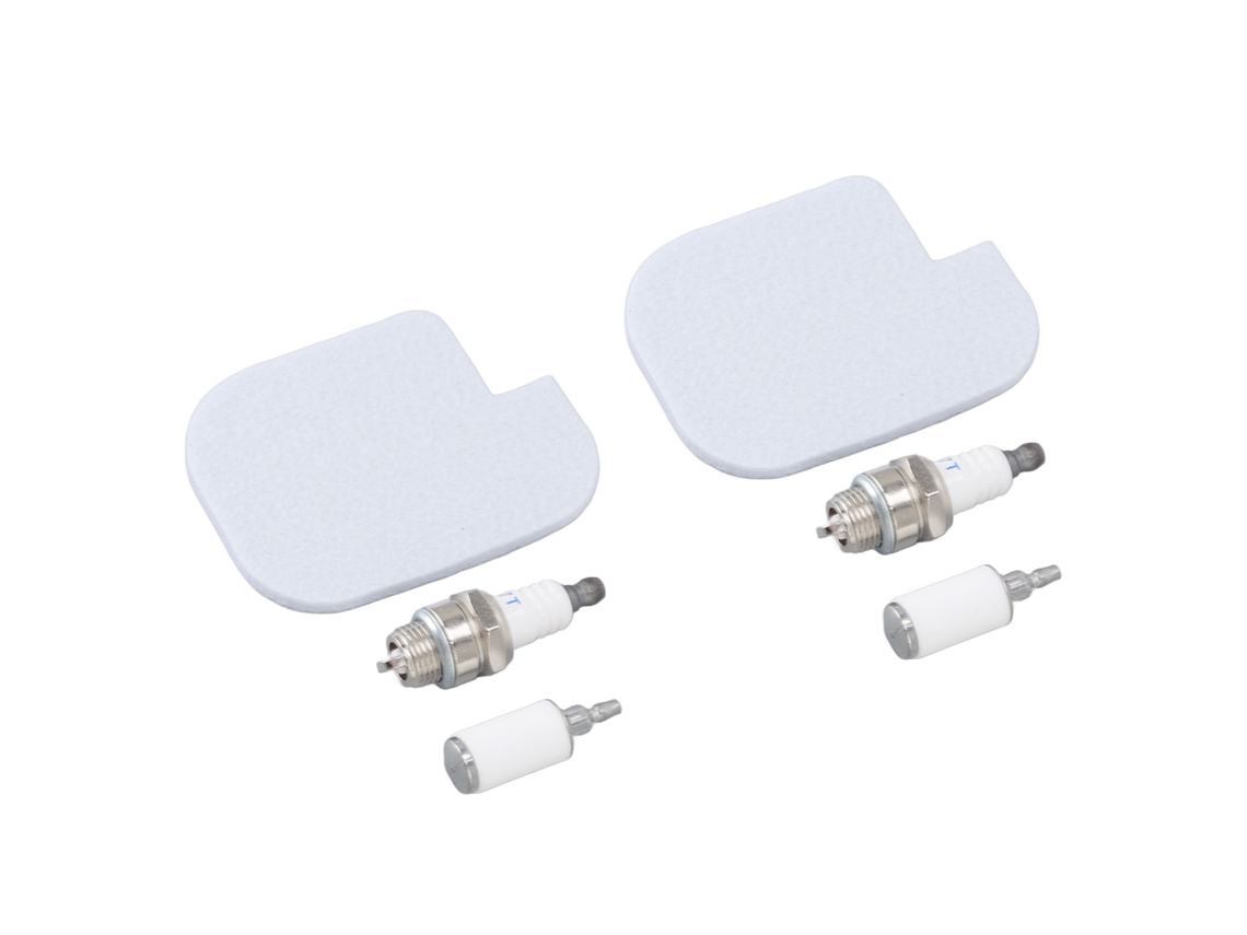 Kit de manutenção para motosserras: filtro de ar, combustível e vela de ignição para McCulloch CS360T, CHABERLU (2 unidades)