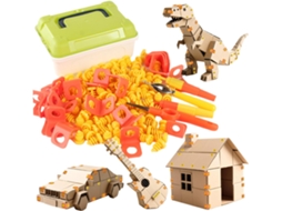 Kit De Construção Em Papelão Para Crianças, 148 Peças, Brinquedos