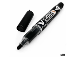 Marcador para Quadro Pilot Board Master S Preto 10 Unidades