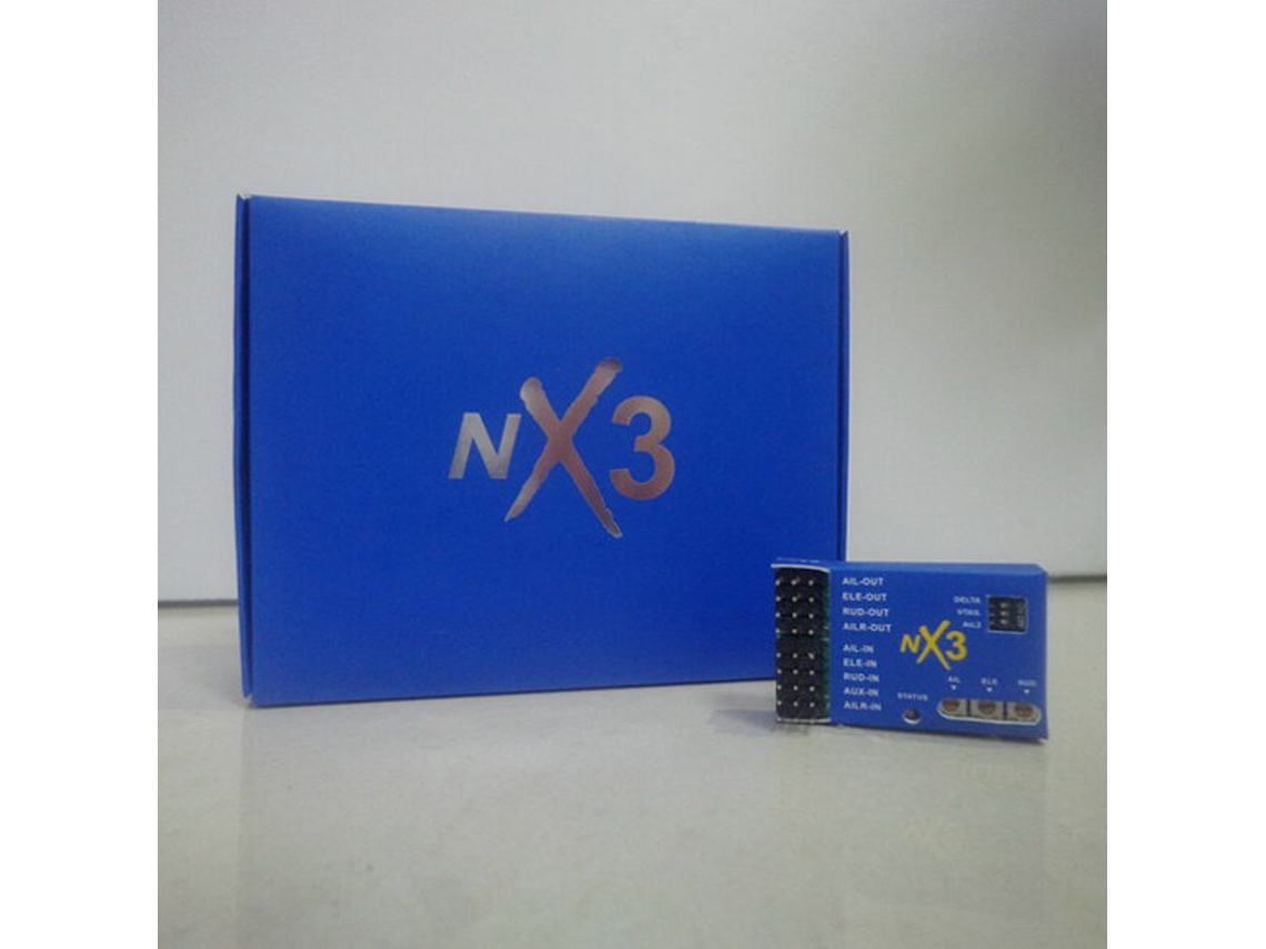2 Unidades do Giroscópio de Equilíbrio para Controlador de Voo 3d Nx3 para Aeronaves Rc de Asa Fixa. MDUG