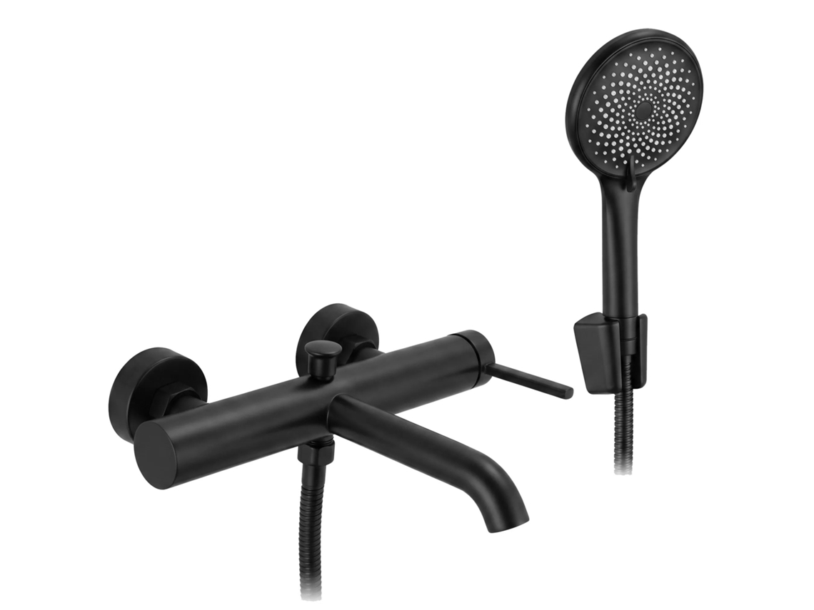 Grifo de Bañera REA Rivo Black 22,5 X 15 X 6 Cm