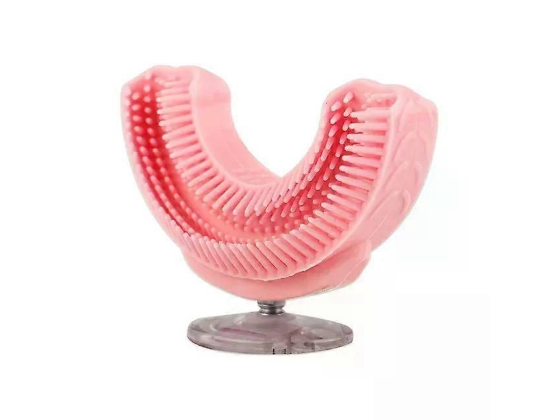 Crianças em Forma de U Sonic Escova Dentes Elétrica Silicone 360 Graus Inteligente Escov a Clareamento Dos GOKOCO