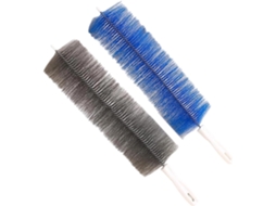 Conjunto De 2 Escovas Domésticas Flexíveis Com Cerdas Longas Para Limpeza Bordas Curvas, Telas De Ventiladores, Grelhas