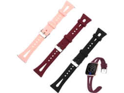 Conjunto De 3 Pulseiras Silicone Ajustáveis E Confortáveis,